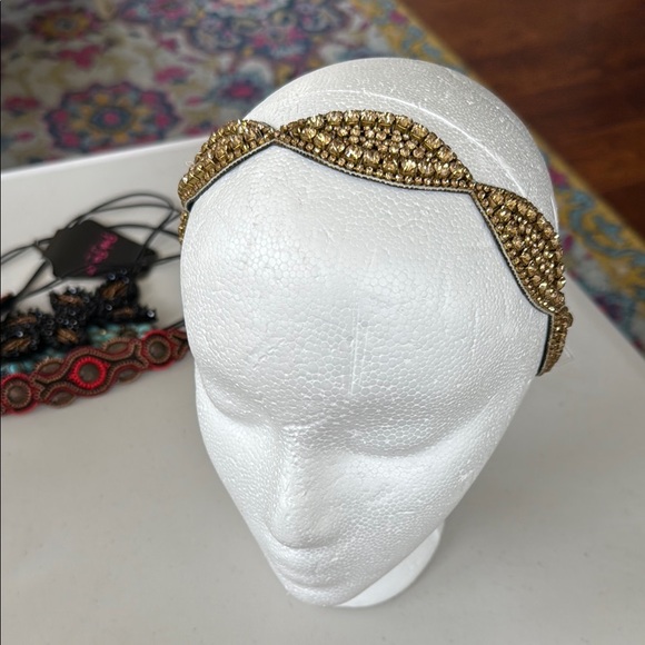 Pink Pewter Elegant Beaded Headbands main image 8